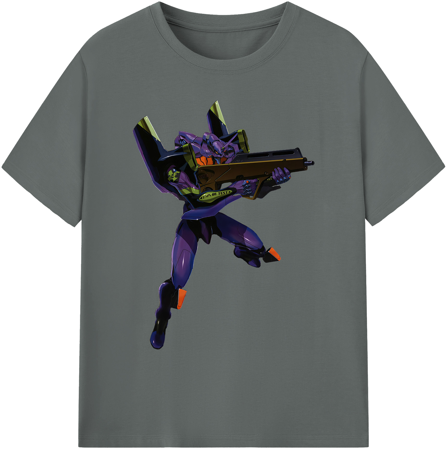 （画像用） EVA 新世紀エヴァンゲリオン 綿100％ メンズ半袖Tシャツ｜肌触りやわらか＆通気性